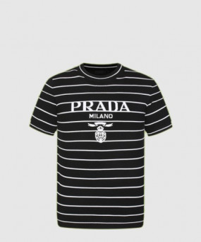 프라다 로고 프린트 반팔