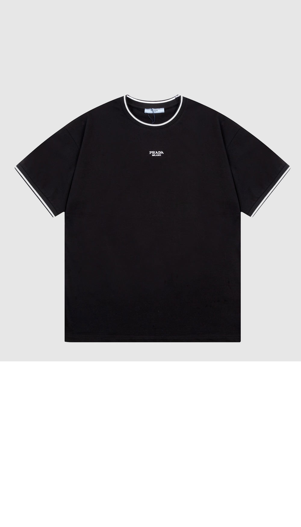 프라다 로고 프린트 반팔