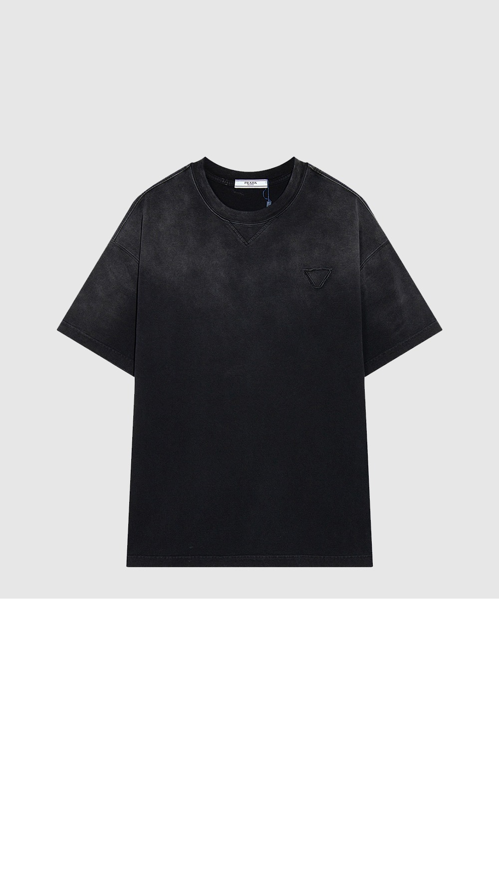 프라다 로고 프린트 반팔