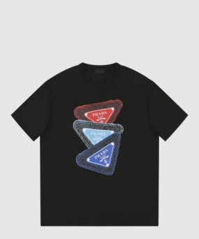 프라다 로고 프린트 반팔