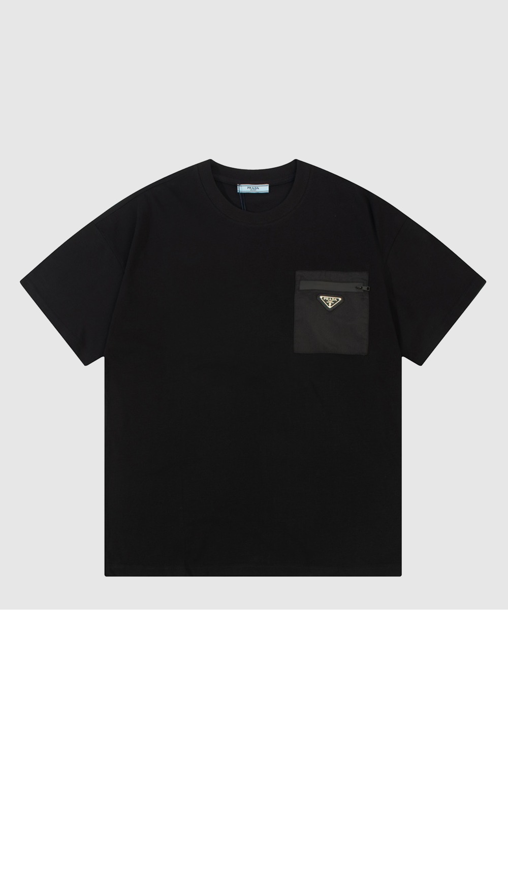 프라다 로고 프린트 반팔