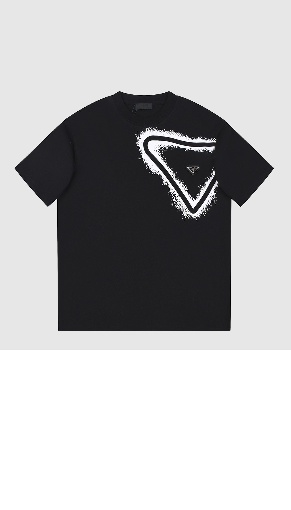 프라다 로고 폴로 셔츠