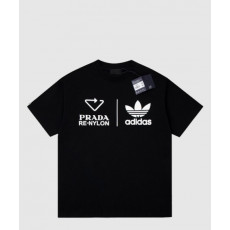 프라다 로고 프린트 반팔