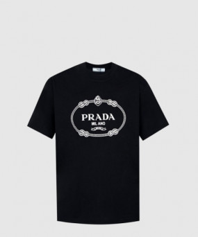프라다 로고 프린트 반팔
