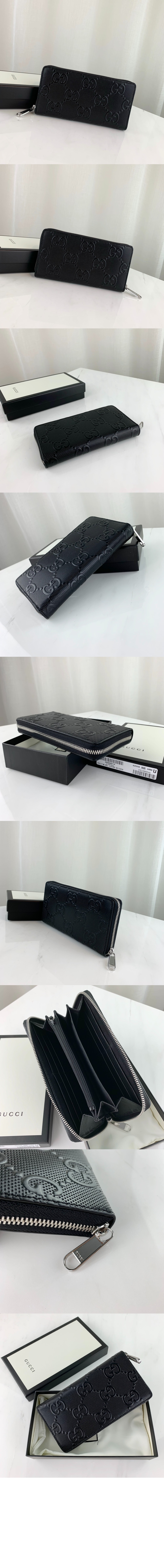 구찌 GG 엠보스 지퍼월렛 625558