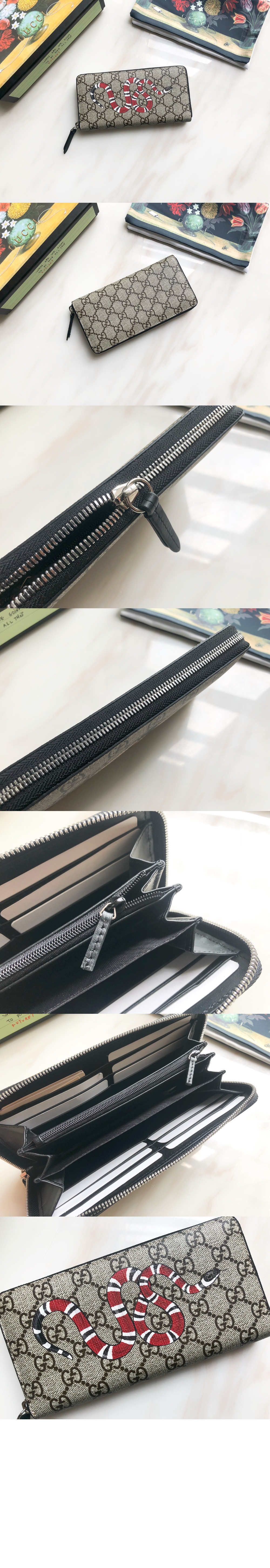 구찌 스네이크 지퍼월렛 451273