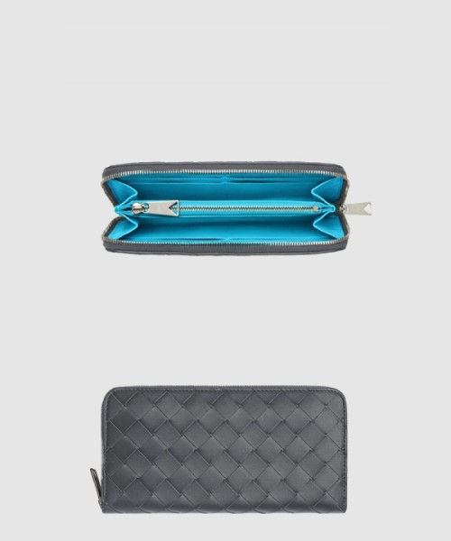 보테가베네타 인트레치아토 지퍼 어라운드 지갑 593217