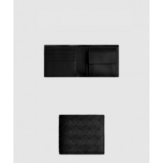 보테가베네타 동전 지갑을 갖춘 인트레치아토 폴더형 지갑 605722