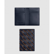 보테가베네타 플랩 카드 케이스 스페이스코냑 749417