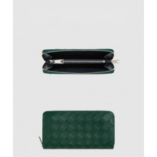 보테가베네타 인트레치아토 지퍼-어라운드 지갑 593217