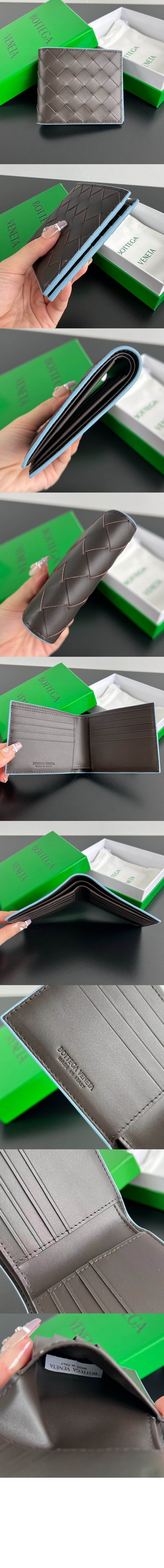 보테가베네타 인트레치아토 폴더형 지갑 743311