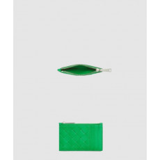 보테가베네타 인트레치아토 지퍼 카드 케이스 755985