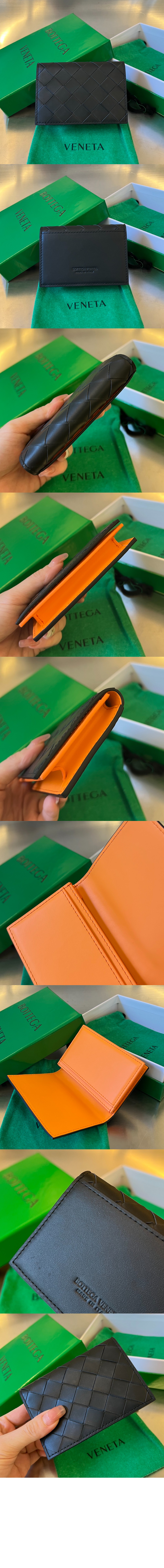 보테가베네타 인트레치아토 명함 케이스 605720