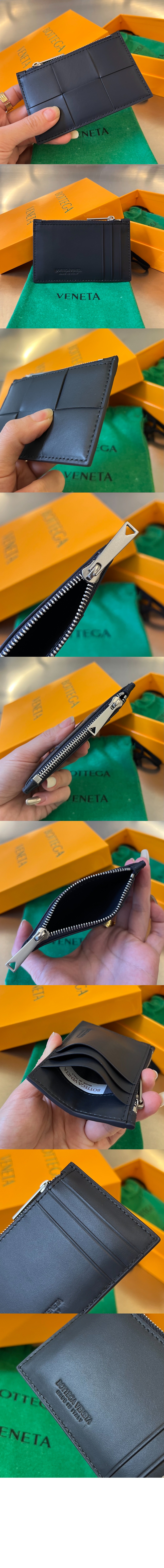 보테가베네타 지퍼 카드지갑 679843