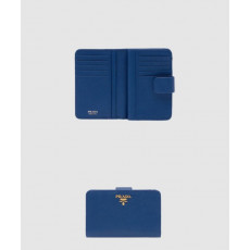 프라다 레터링 사피아노 중지갑 1M1225