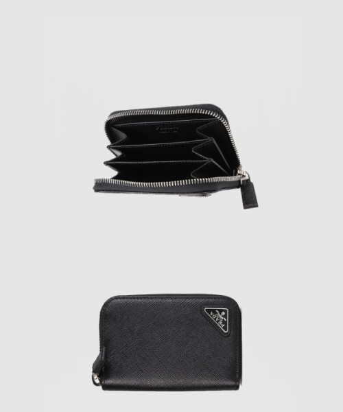 프라다 지퍼 카드 지갑 2MM358