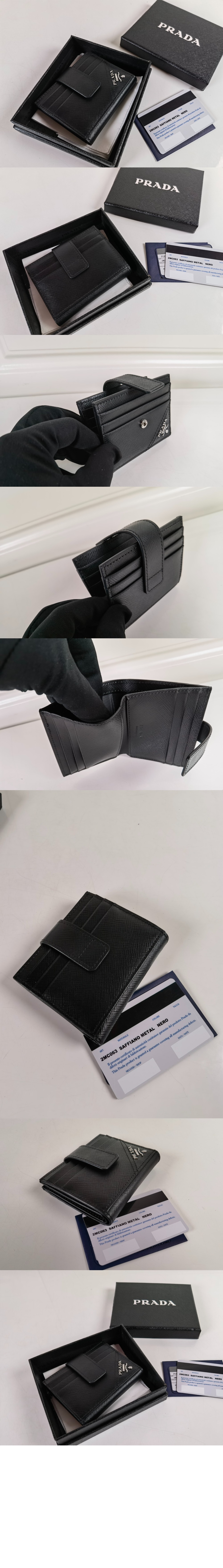 프라다 사피아노 반지갑 2MC063