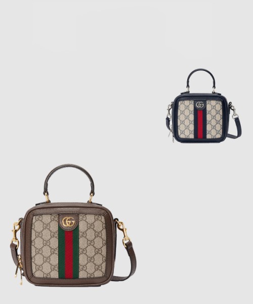 구찌 GG 미니 탑 핸들백 772157