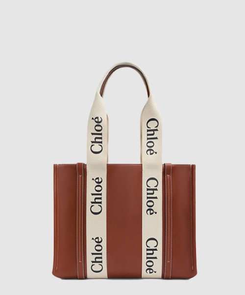 끌로에 우디 토트백 미듐 AS383