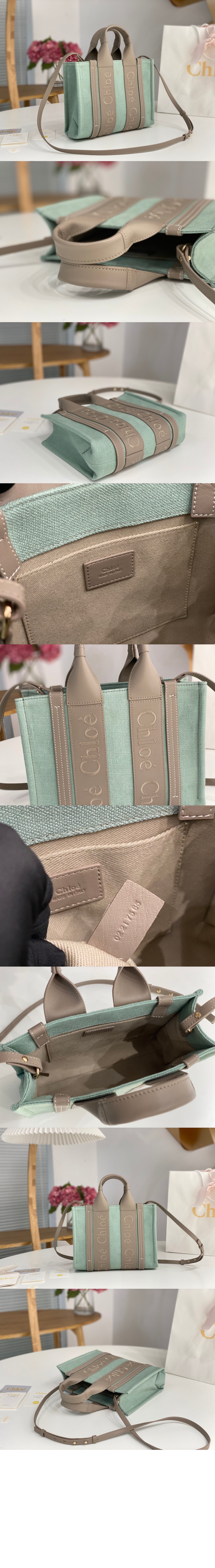 끌로에 우디 스트랩 토트백 스몰 WS397