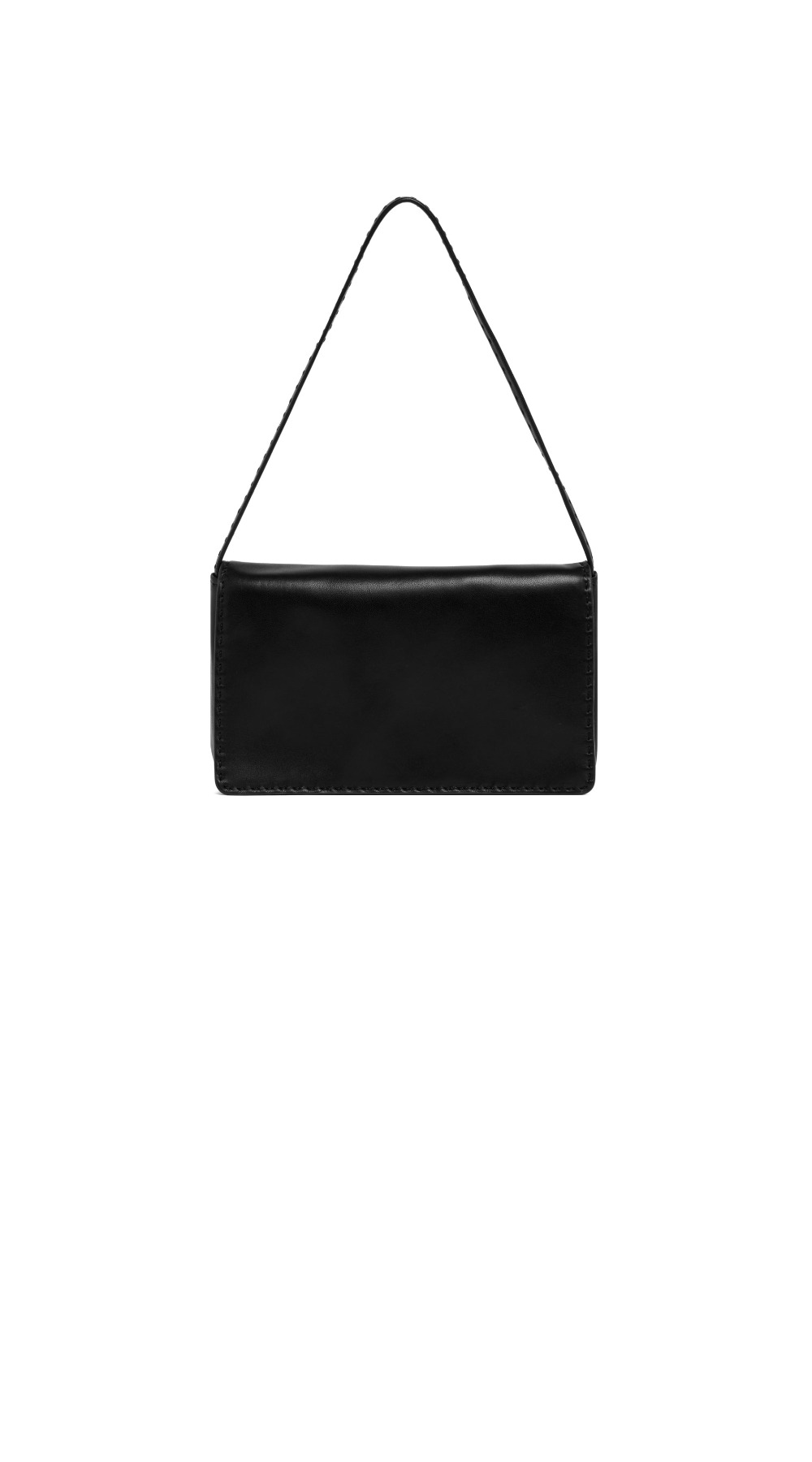 더로우 뉘앙스 블랙 숄더백 W1724L