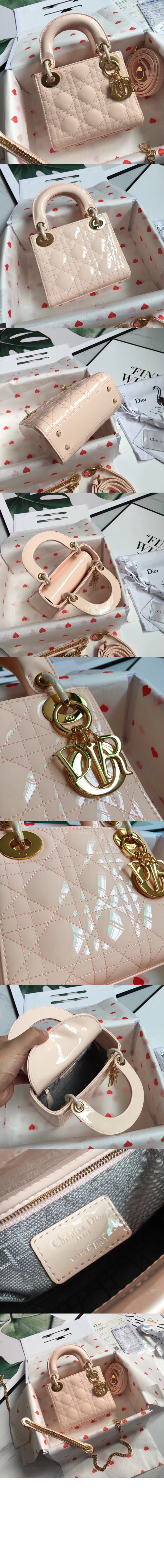 디올 레이디백 새틴 미니 M0500