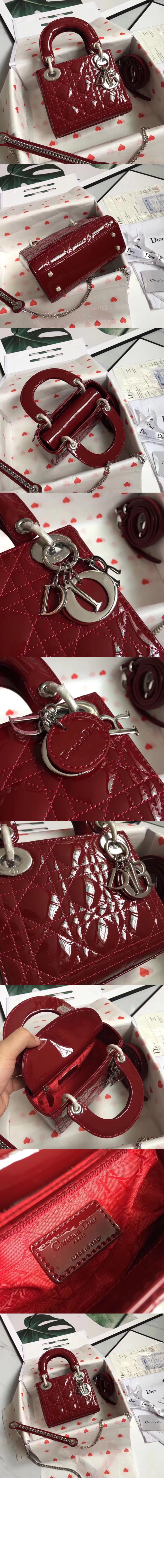 디올 레이디백 새틴 미니 M0500