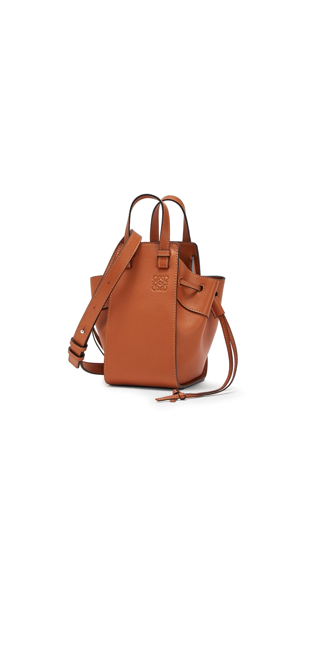 로에베 미니 해먹 드로우스트링 백 - 클래식 카프스킨