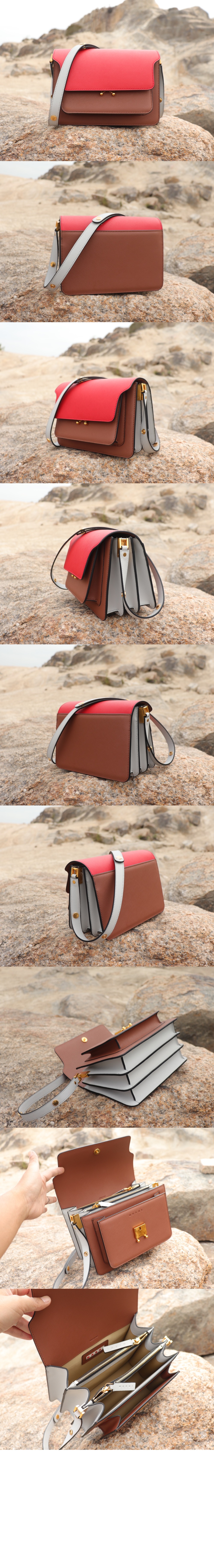 마르니 트렁크백 사피아노 미듐