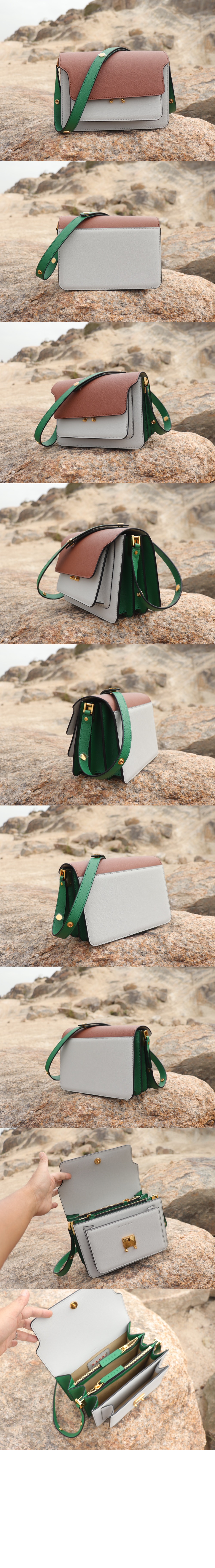 마르니 트렁크백 사피아노 미듐