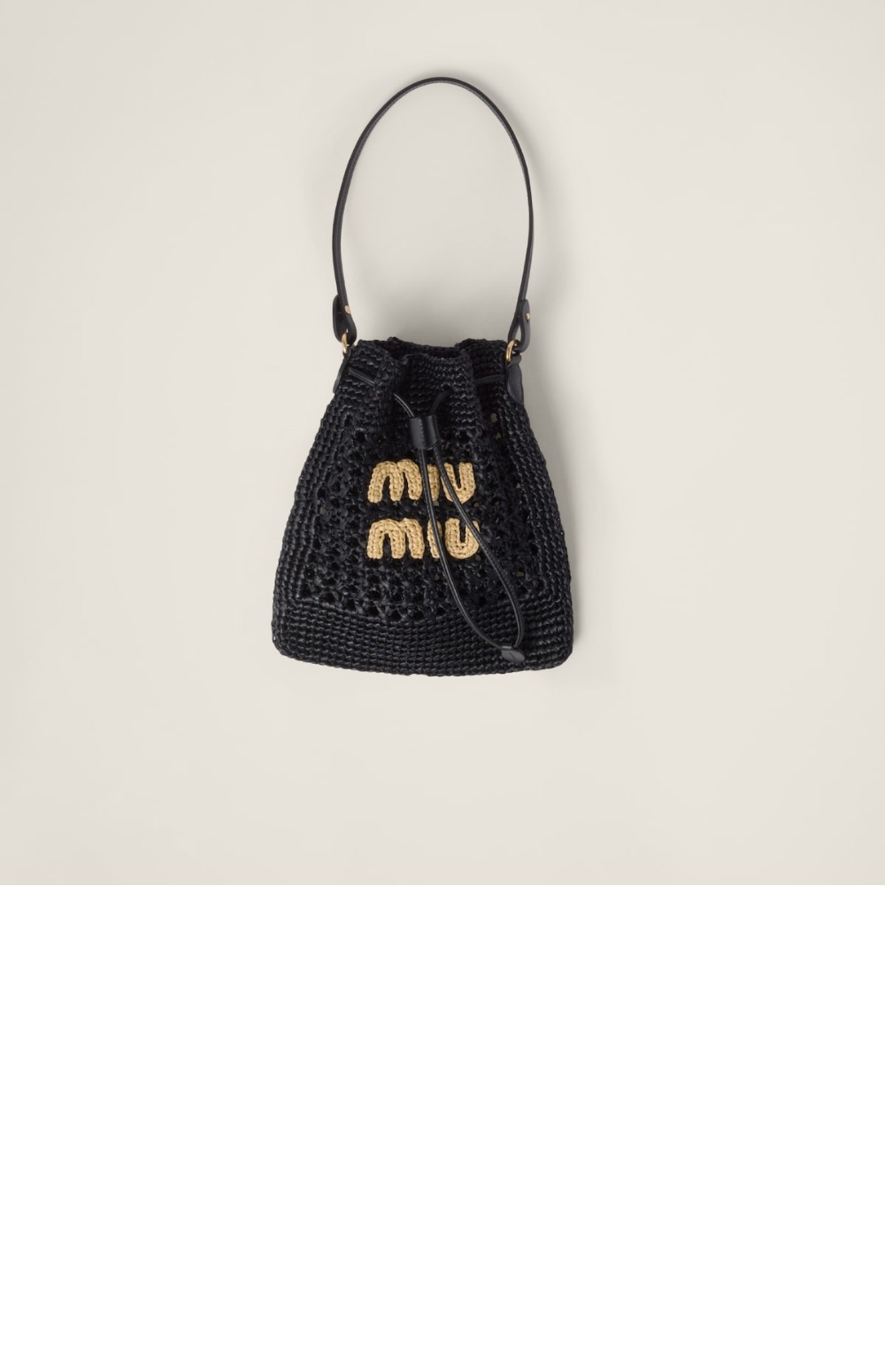 미우미우 우븐 패브릭 미니백 5ND016