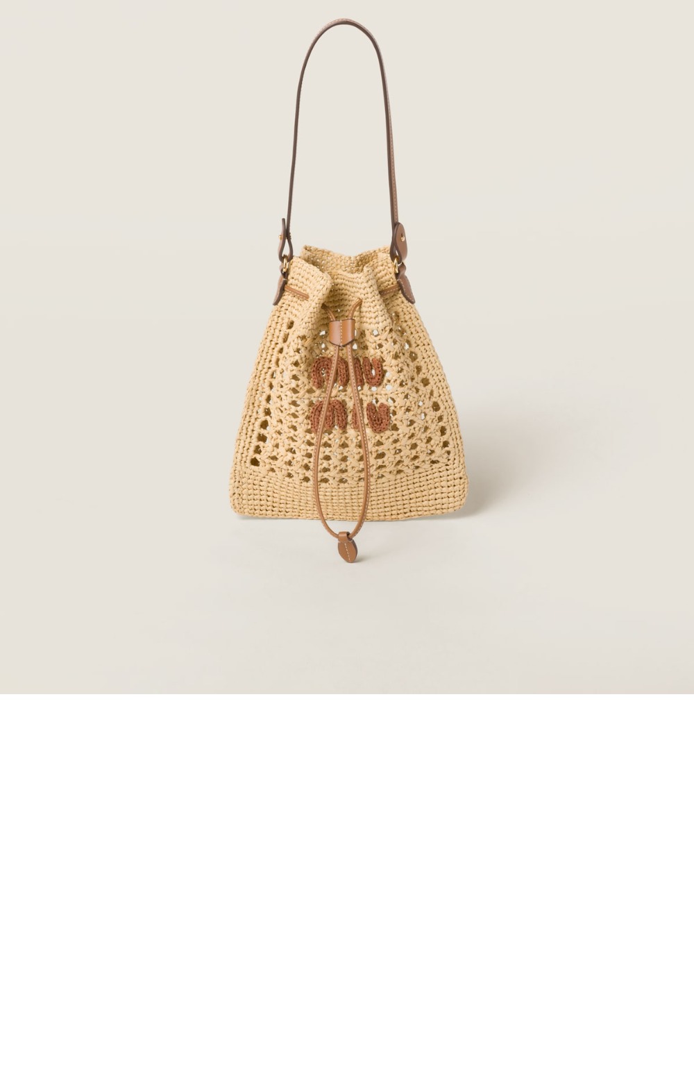 미우미우 우븐 패브릭 미니백 5ND016