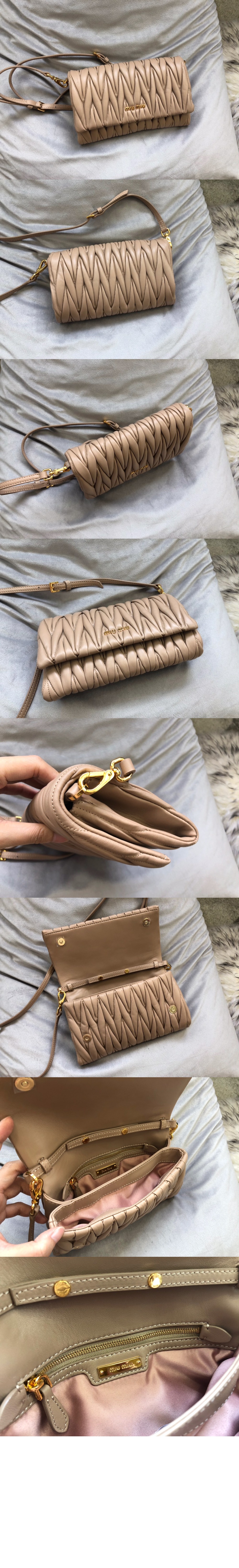 미우미우 마테라쎄 미니백 5BH080