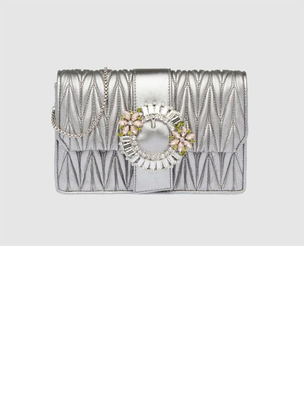 미우미우 마테라쎄 플라워 미니백 5BH095