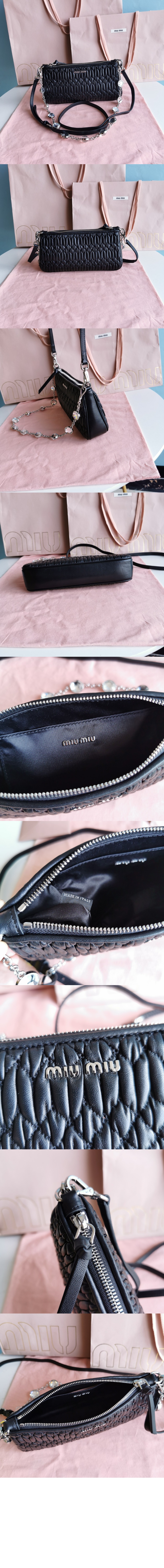 미우미우 나파 크리스탈 숄더백 5BH215