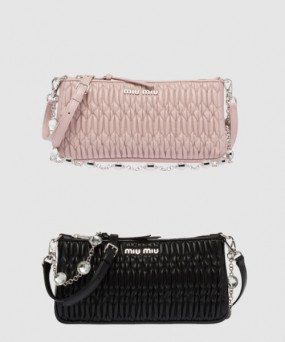 미우미우 나파 크리스탈 숄더백 5BH215