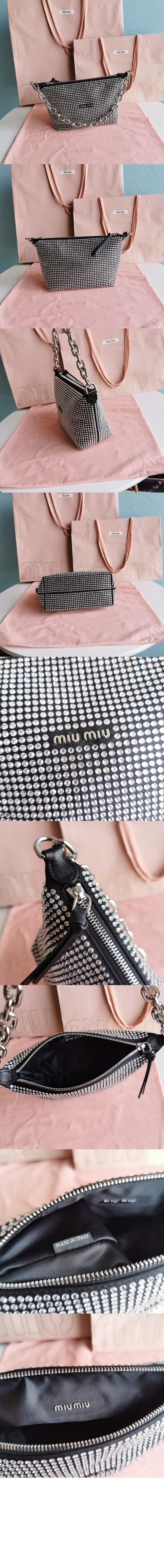 미우미우 스피릿 새틴백 5BC103