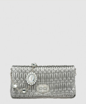 미우미우 아이코닉 크리스털 가죽백 5BD233