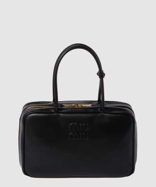 미우미우 레더 탑핸들백 5BB117