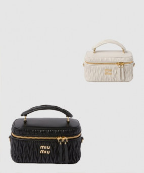 미우미우 마테라쎄 나파 가죽 숄더백 5BH226