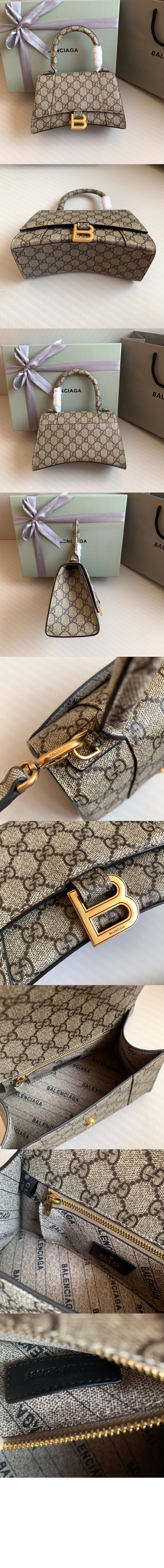 발렌시아가 아워글래스 토트백 681697