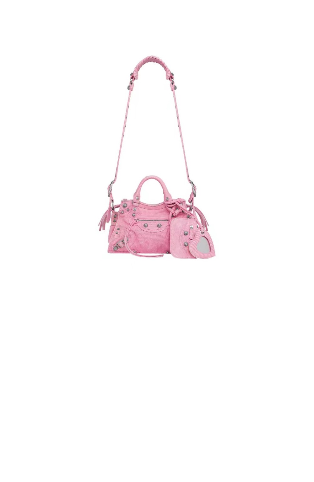 발렌시아가 워싱 데님 토트백 700940