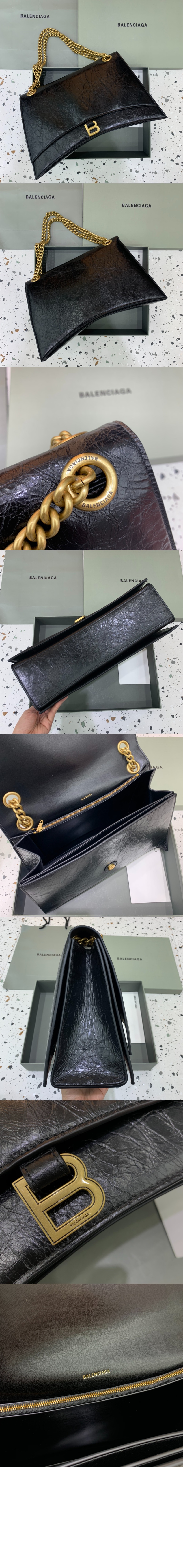 발렌시아가 크러쉬 라지 체인백 716332