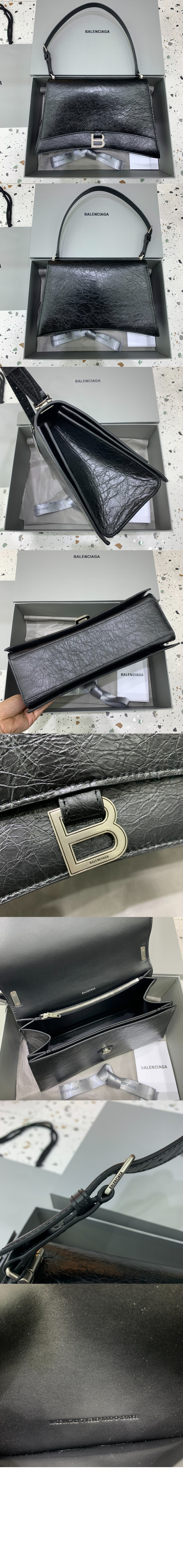 발렌시아가 크러쉬 미듐 숄더백 765466