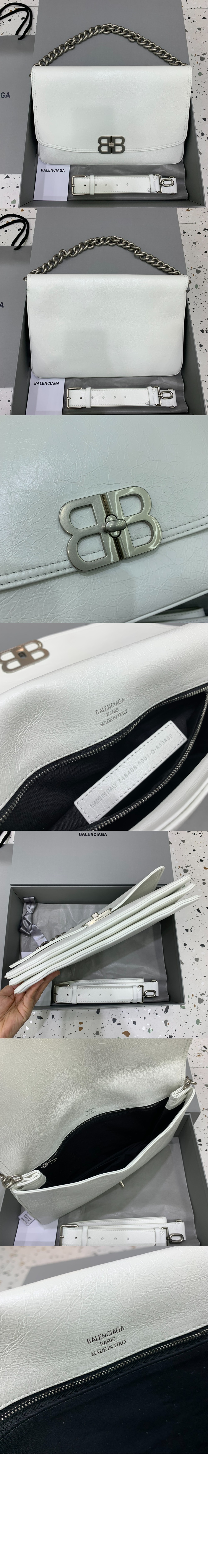 발렌시아가 BB 소프트 라지 플랩백 748488