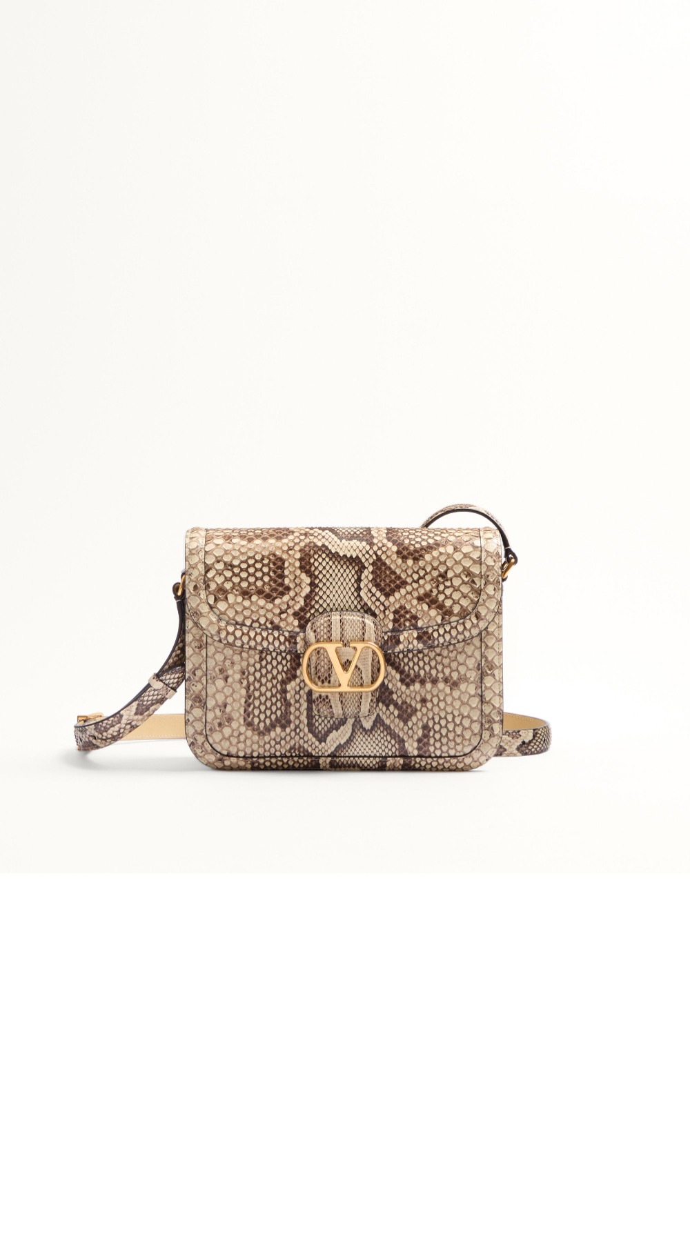 발렌티노 가라바니 나인투파이브 파이톤 숄더백