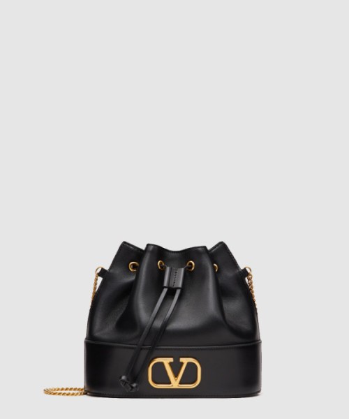 발렌티노 양가죽 미니 버킷백