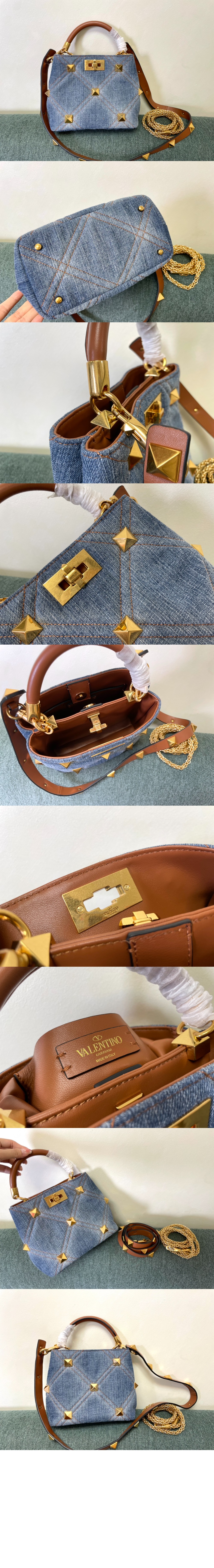 발렌티노 로만스터드 숄더백 미니