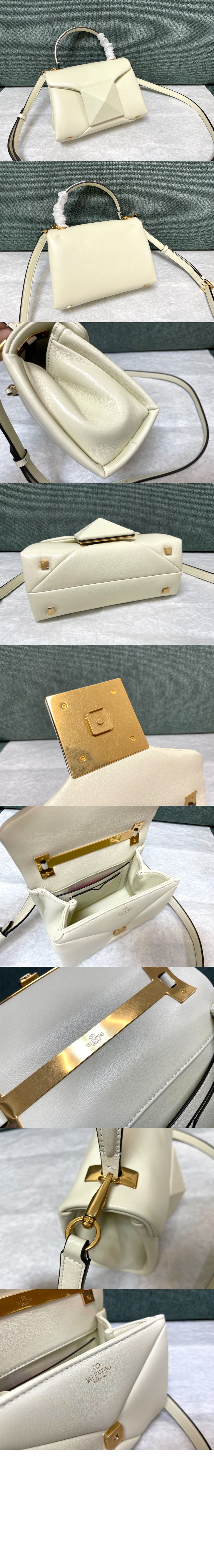 발렌티노 원 스터드 탑핸들백