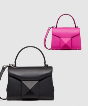 발렌티노 원 스터드 탑핸들백